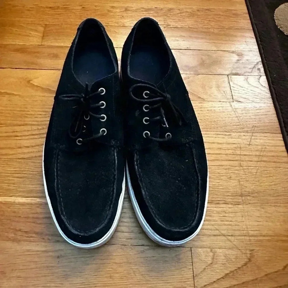 Boat Shoes Navy Blue Suede - Picture 1 of 7